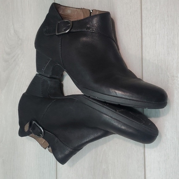 Dansko Women Darbie Comfort Low Ankle Leather Heels shoes sz 40/9.5-10 - Picture 10 of 15